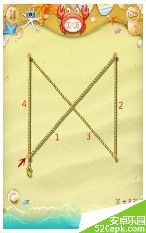 拽绳子通关图文详解