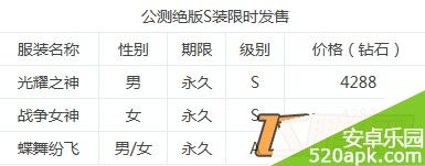 全民炫舞限量版S套装限时发售