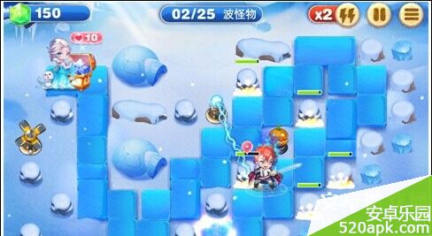 天天来塔防白银雪原第22关三星通关攻略