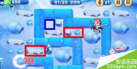 天天来塔防白银雪原第21关三星过关攻略