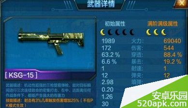 全民突击KSG15武器好不好_新武器KSG15详解