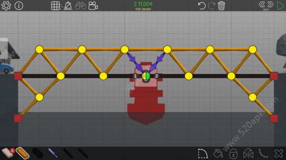 Poly_Bridge第1_9三星通关攻略_保利桥1_9三星教程