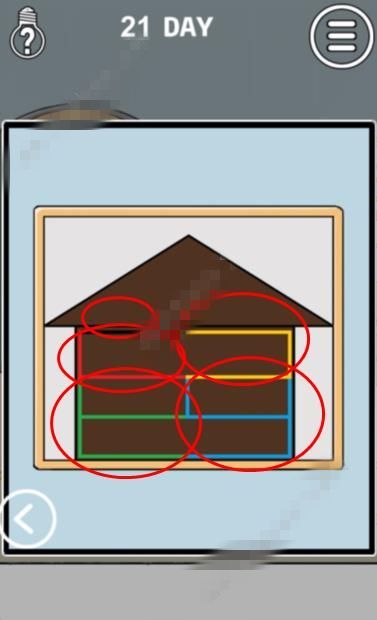 妈妈把我锁在家里了3第二十一关怎么过？第21关彩色线条图文通关攻略