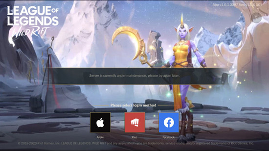 lol手游提示server_is_currently_undermaintenance怎么办？处理流程介绍