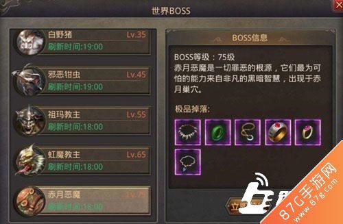 热血传奇手机版世界BOSS玩法攻略[世界BOSS怎么打]