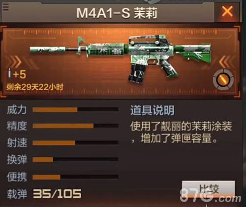 CF手游m4a1茉莉和m4a1战龙哪个好[实战对比分析]