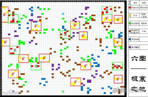 地下城堡2图6地图资源点详解[图6怪物路线分布图]