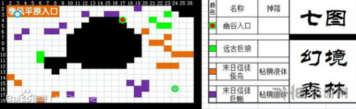 地下城堡2图7地图资源点详解[图7怪物路线分布图]