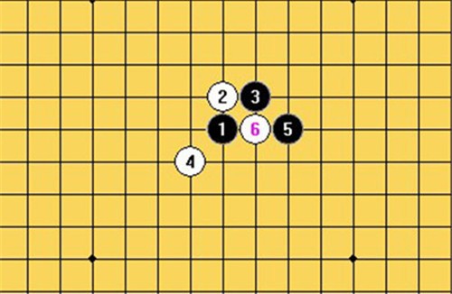 五子棋开局6步必胜下法图片[五子棋先手必胜技巧讲解]