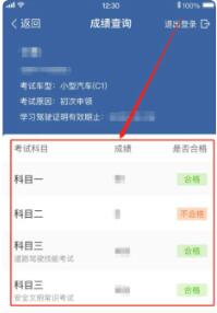 驾考宝典怎么查考试成绩